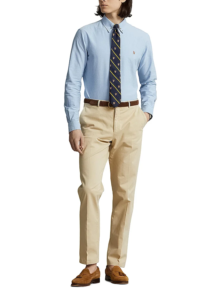 Polo Ralph Lauren Custom Fit Oxford Shirt - Blue L
